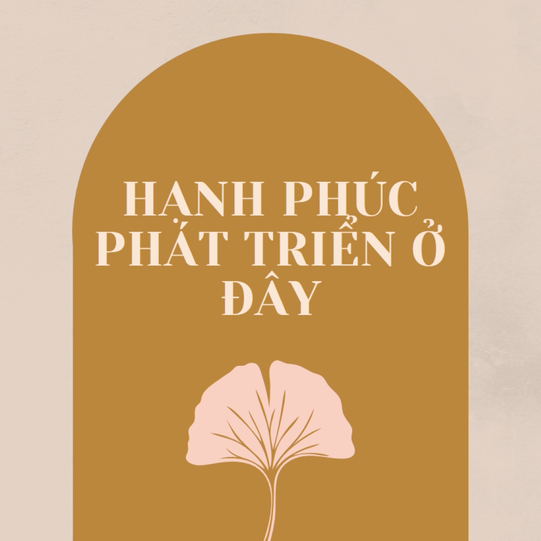 Hạnh phúc phát triển ở đây gray organic-boho