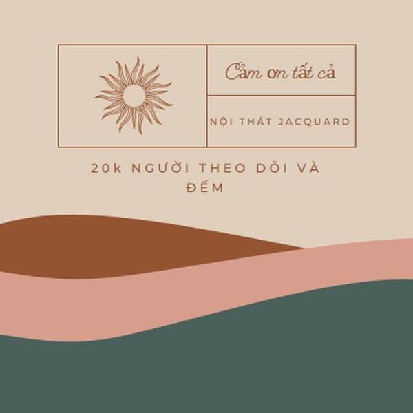 20k người theo dõi và đếm pink organic-boho