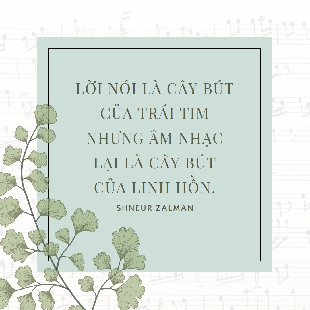 Lý thuyết âm nhạc white vintage-botanical