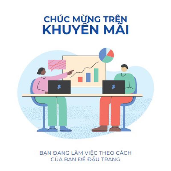 Chúc mừng chương trình khuyến mãi white whimsical-line