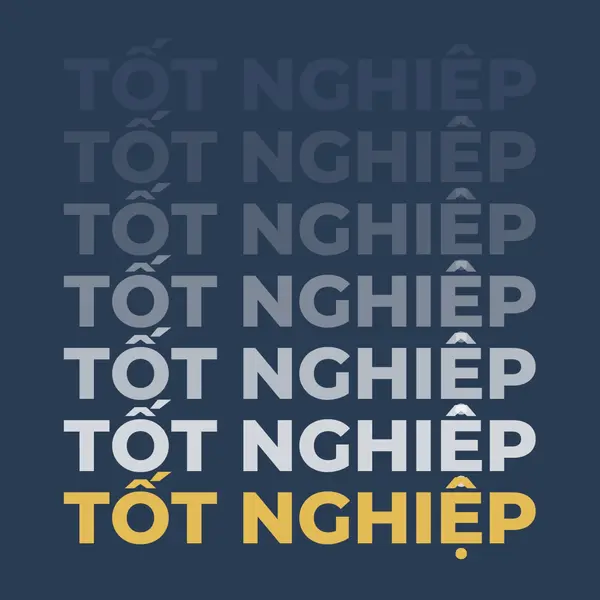 Nhiều điểm tốt nghiệp blue modern-bold