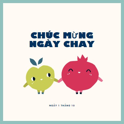 Chúc mừng Ngày Chay white whimsical-line