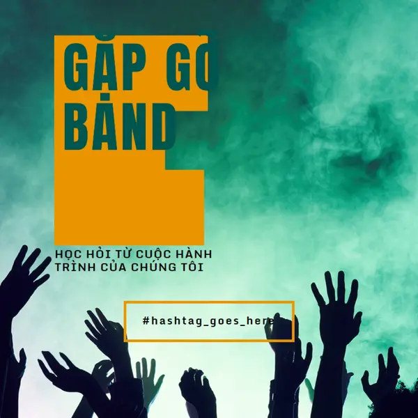 Band cùng nhau green modern-bold