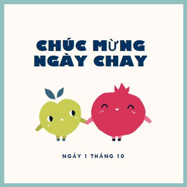 Chúc mừng Ngày Chay white whimsical-line