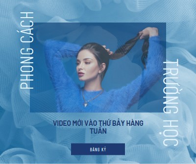 Cảm thấy buồn blue modern-bold