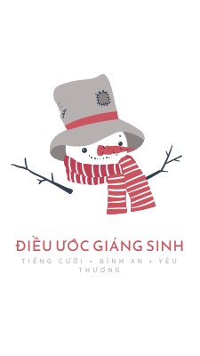 Lời chúc Giáng sinh white modern-simple