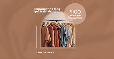 Dệt đất nung brown organic-simple