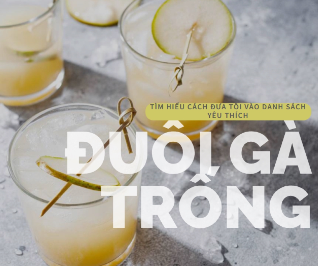 Pha chế các loại cocktail yêu thích của tôi yellow modern-simple
