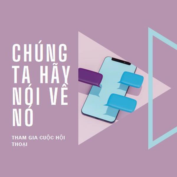 Người bắt đầu hội thoại purple modern-geometric-&-linear