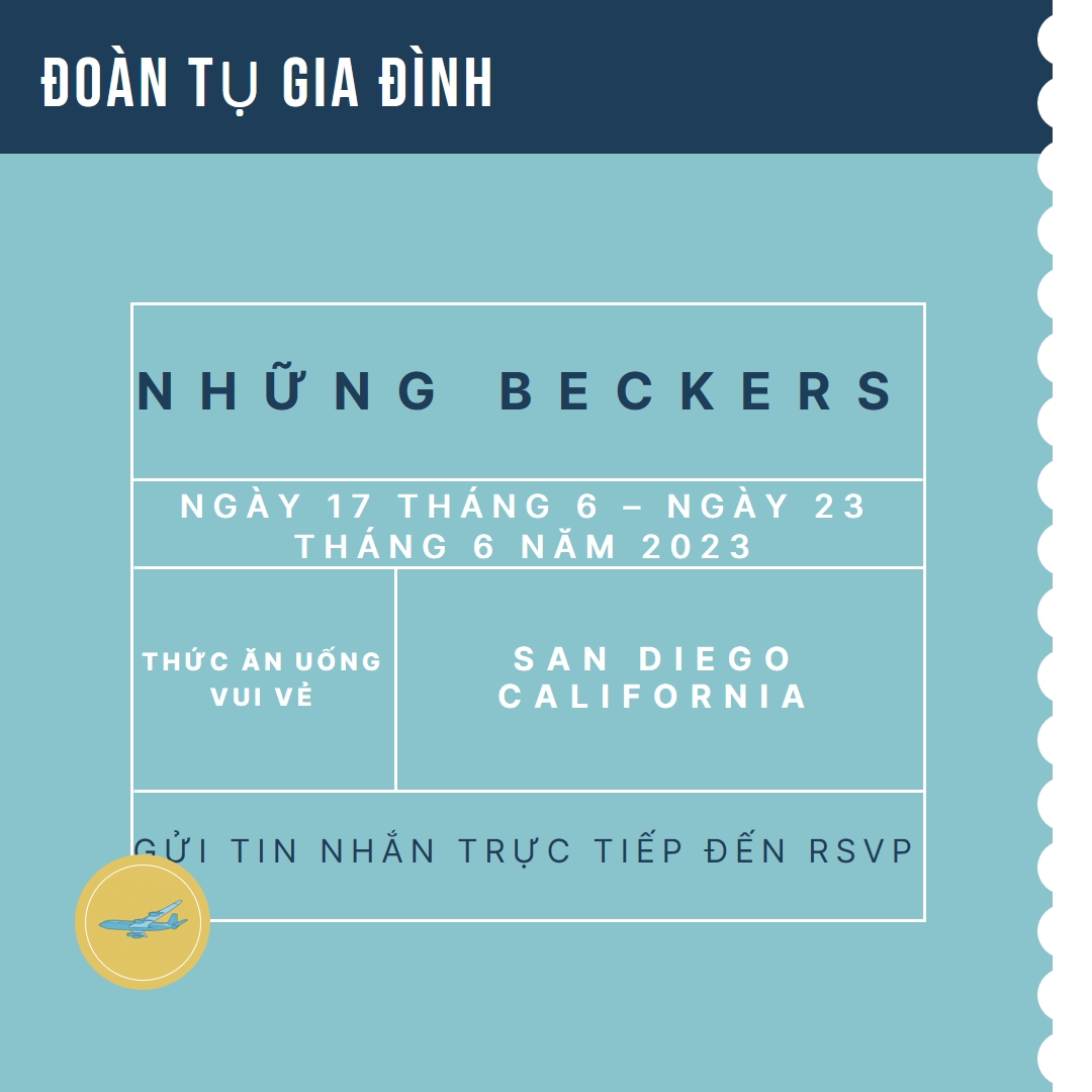Vé cho ngày đoàn tụ blue modern-bold