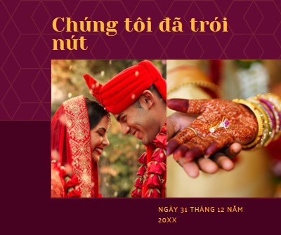 Chúng tôi đã trói nút red modern-simple