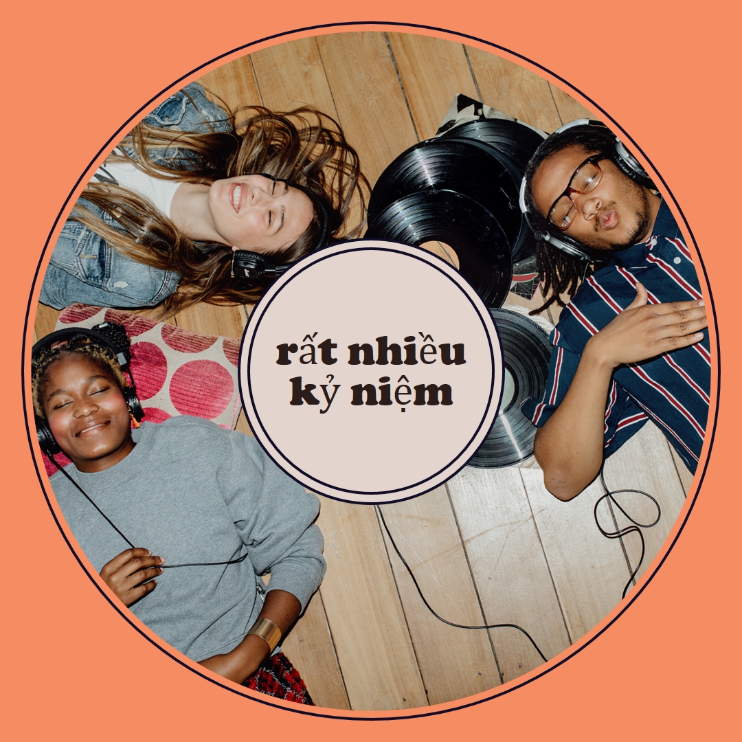 Rất nhiều kỷ niệm orange vintage-retro
