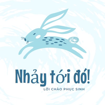 Hãy nhảy đến đó blue whimsical-color-block