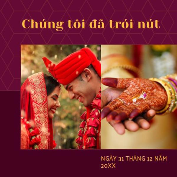 Chúng tôi đã trói nút red modern-simple