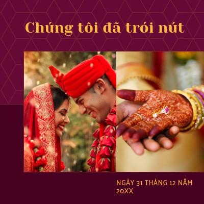 Chúng tôi đã trói nút red modern-simple