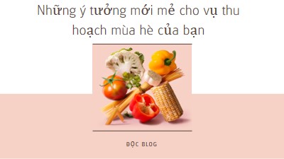 Vụ thu hoạch mùa hè pink modern-simple