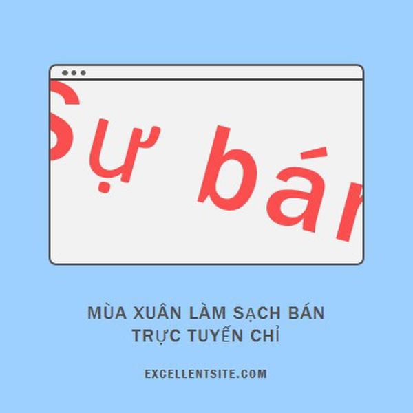 Bán cửa sổ bật lên blue modern-simple