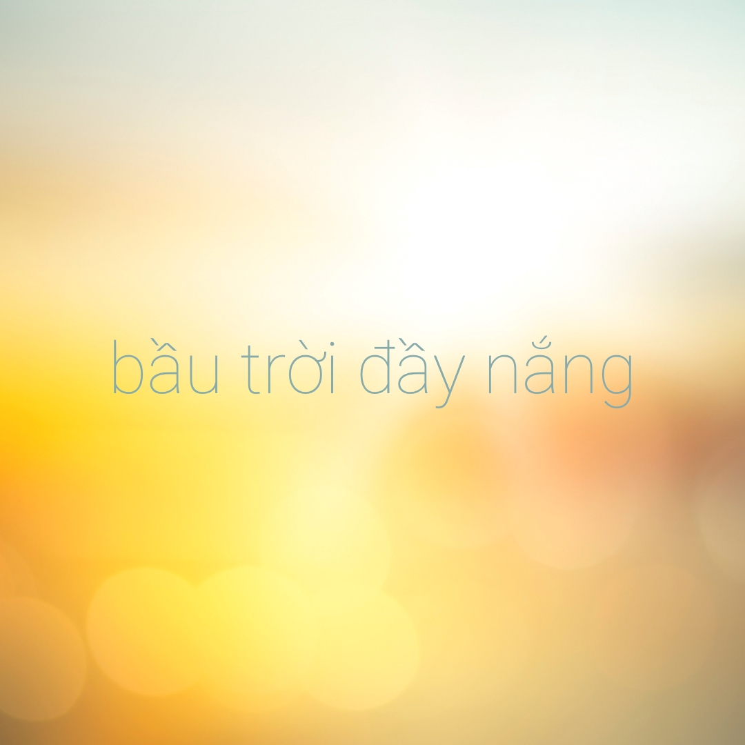 Bầu trời đầy nắng yellow modern-simple