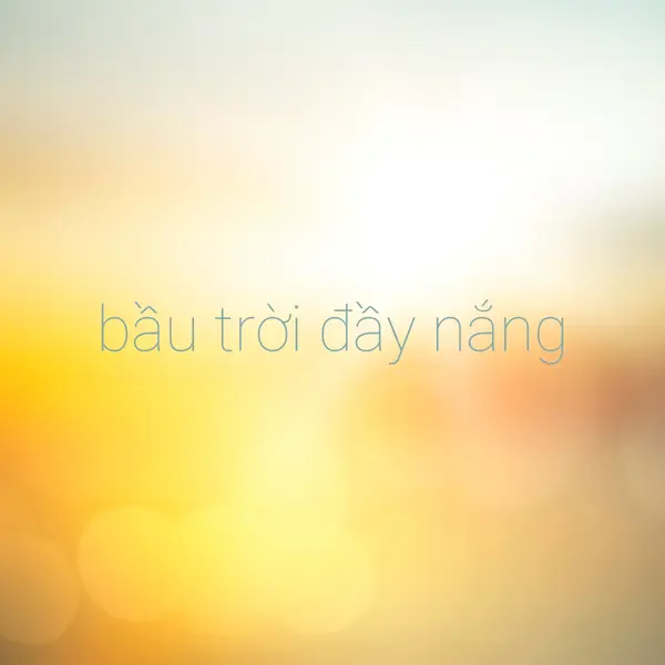 Bầu trời đầy nắng yellow modern-simple