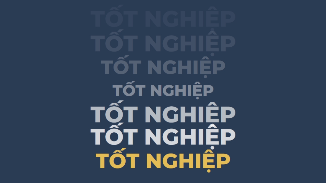 Nhiều điểm tốt nghiệp blue modern-bold