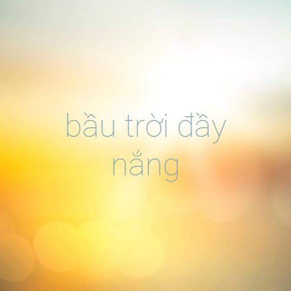 Bầu trời đầy nắng yellow modern-simple