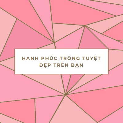 Hạnh phúc trở lại pink modern-simple