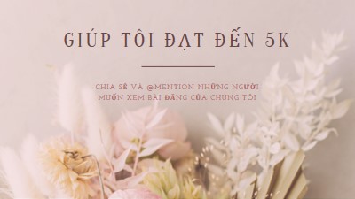 Cảm giác hoa pink modern-simple