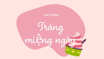 Tươi nướng vui vẻ pink whimsical-line