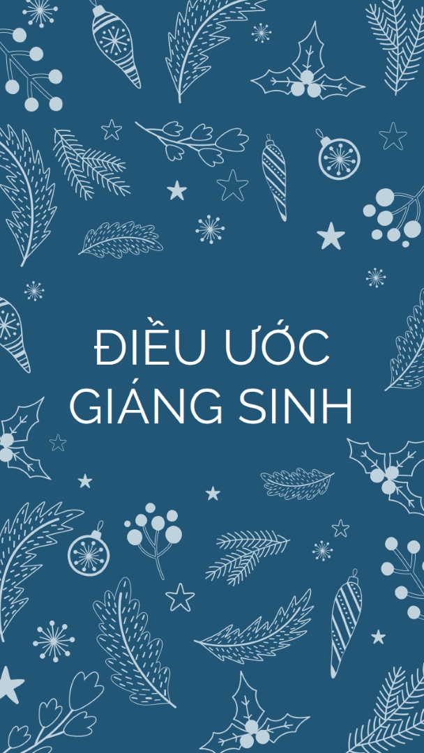 Mùa lấp lánh blue whimsical-line