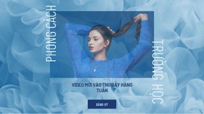 Cảm thấy buồn blue modern-bold