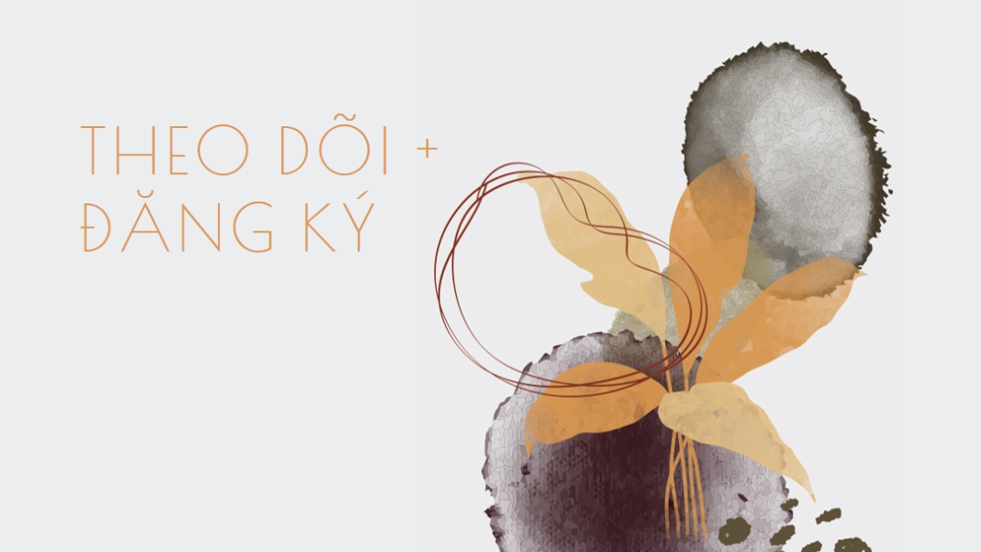 Hãy theo dõi vàng gray organic-boho