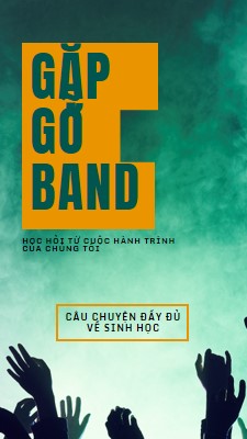 Band cùng nhau green modern-bold