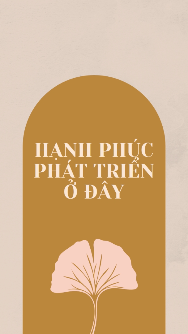 Hạnh phúc phát triển ở đây gray organic-boho