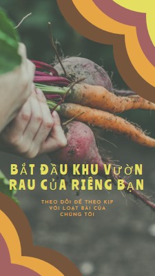 Cuộc sống rối trí orange vintage-retro