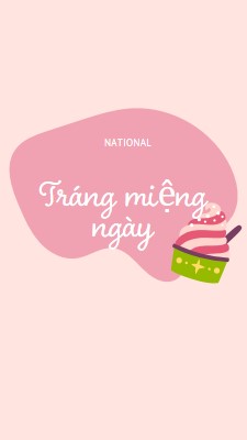 Tươi nướng vui vẻ pink whimsical-line