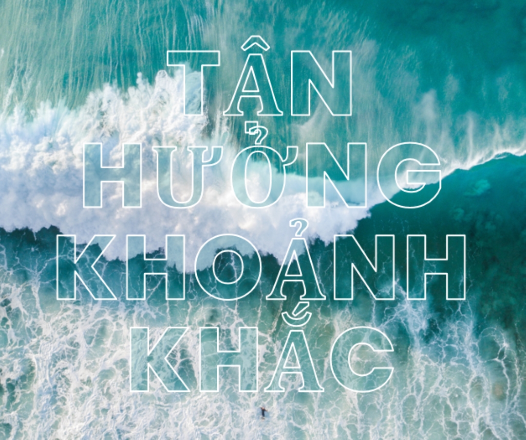 Tận hưởng khoảnh khắc blue modern-simple