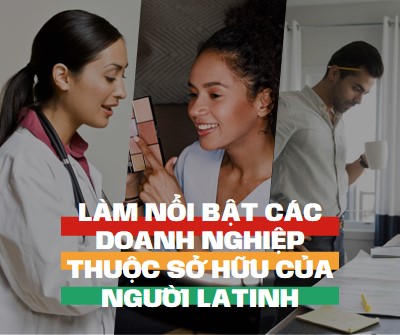 Chào mừng các doanh nghiệp thuộc sở hữu của người Latinh white modern-simple