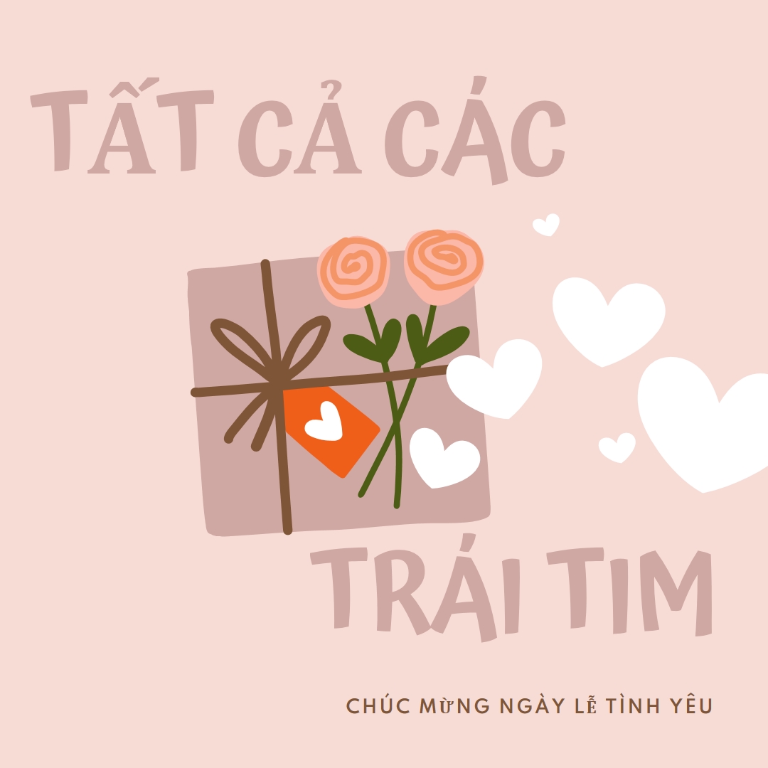 Tất cả trái tim pink whimsical-color-block