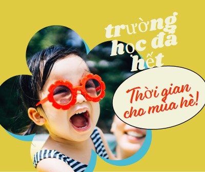 Trường học ở ngoài, hồ bơi ở yellow whimsical-color-block