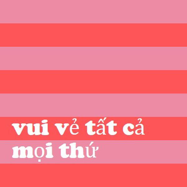 Mọi thứ đều vui vẻ pink modern-bold