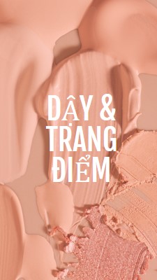 Thức dậy & trang điểm pink modern-simple