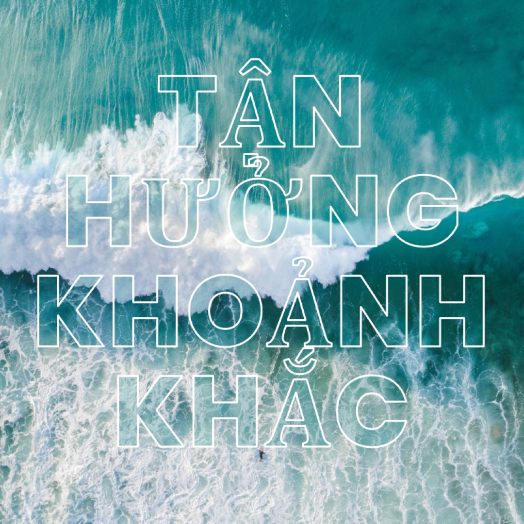 Tận hưởng khoảnh khắc blue modern-simple