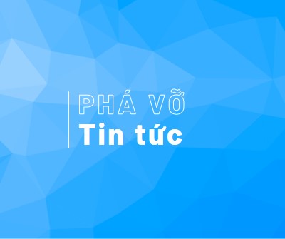 Phá vỡ lớn blue modern-bold