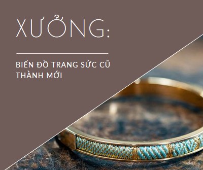 Xưởng trang sức brown organic-simple