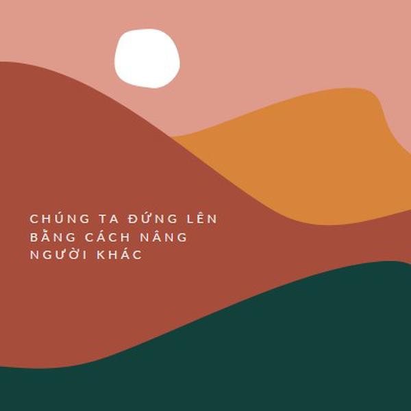 Hoàng hôn nâng cao pink organic-boho