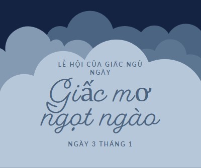 Chỉ mơ thấy nhiều giấc ngủ hơn blue whimsical-color-block