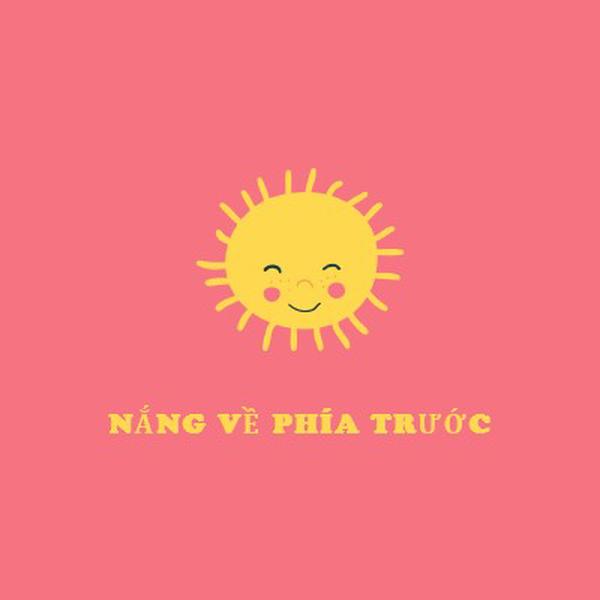 Trạng thái ánh nắng pink vintage-retro