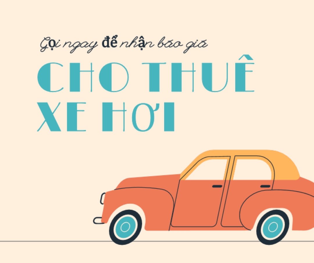 Báo giá xe cho thuê orange whimsical-color-block