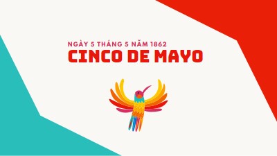 Chúc mừng Cinco de Mayo red modern-color-block