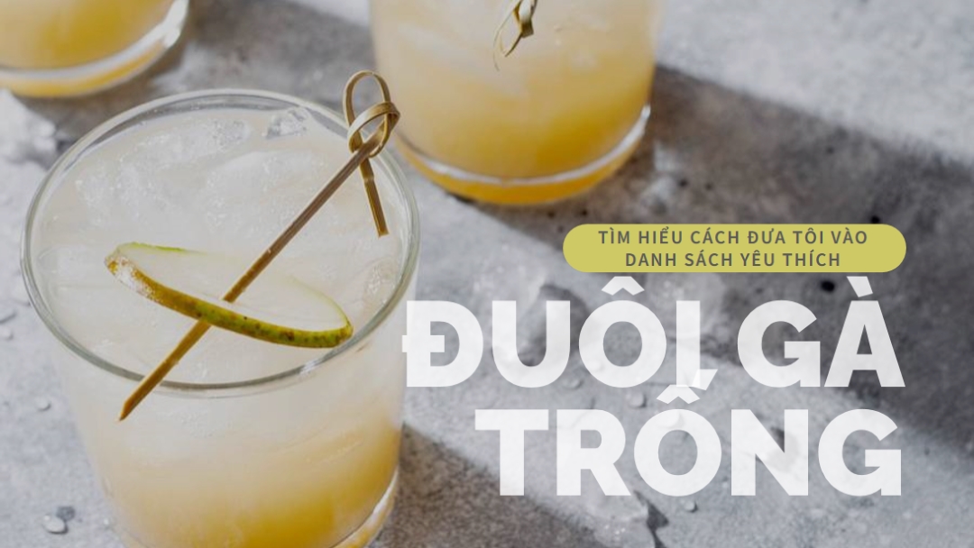 Pha chế các loại cocktail yêu thích của tôi yellow modern-simple